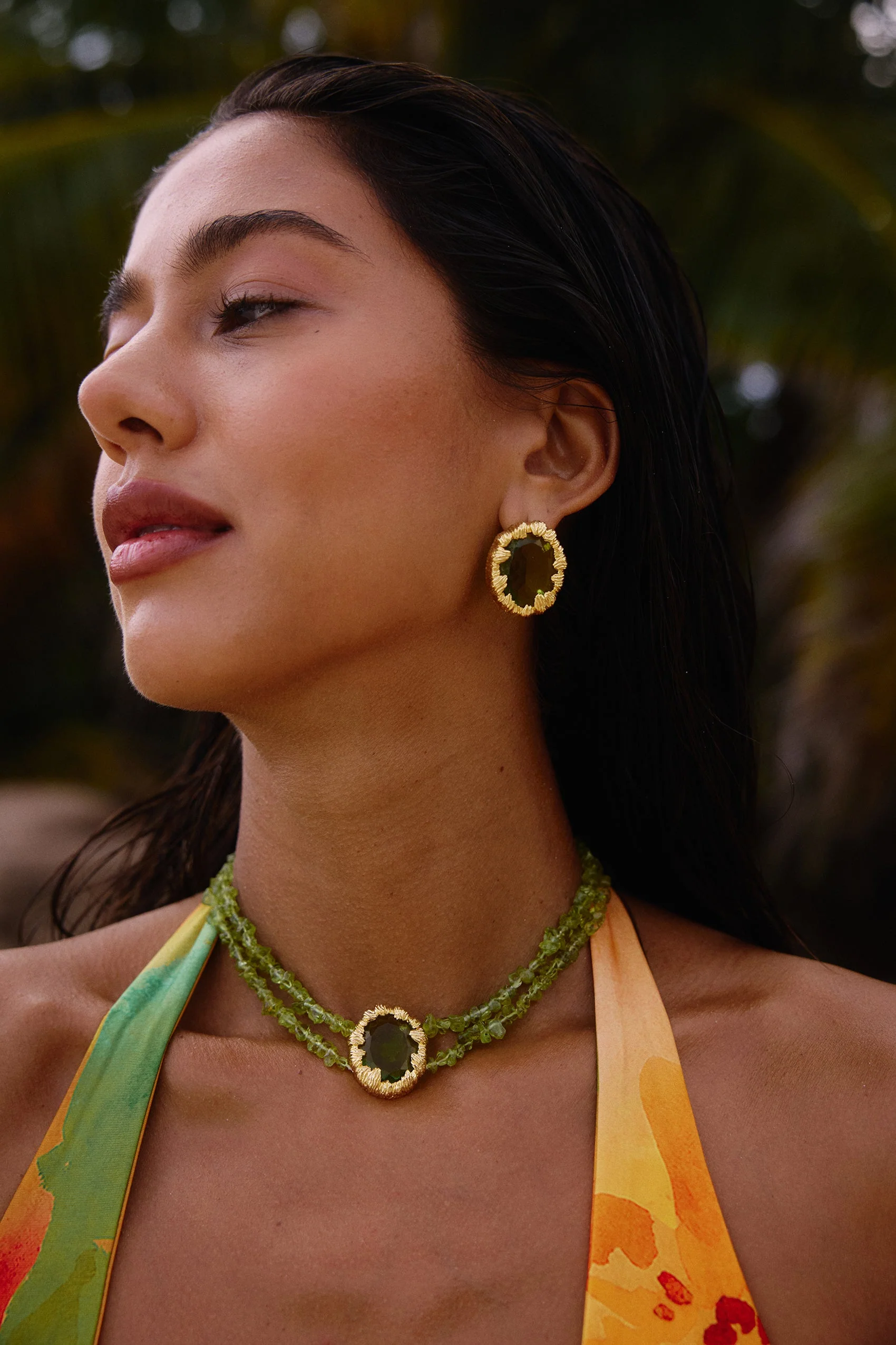 Azania Necklace in Peridot - Image 6