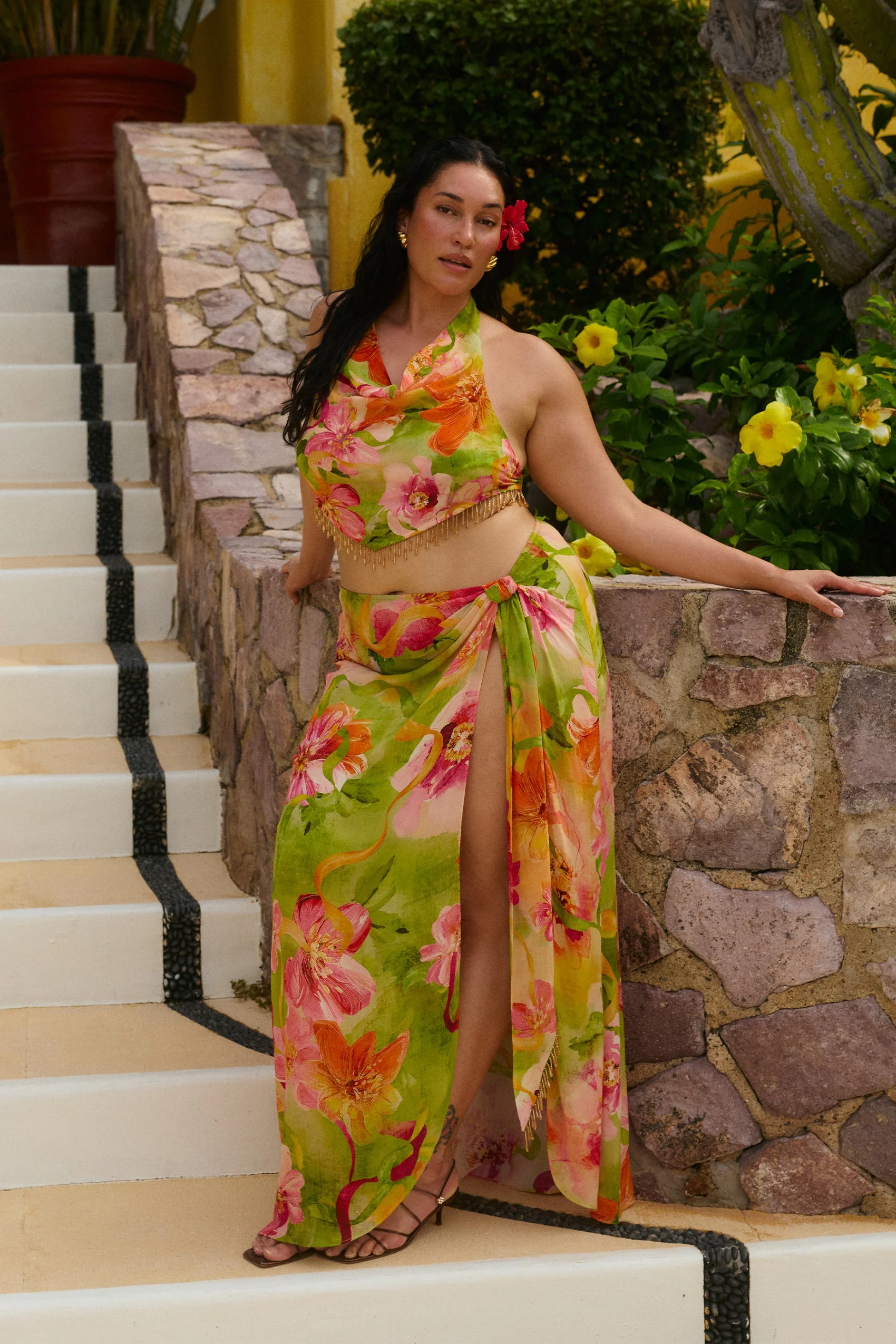 Brisa Maxi Skirt in Florita - Image 10