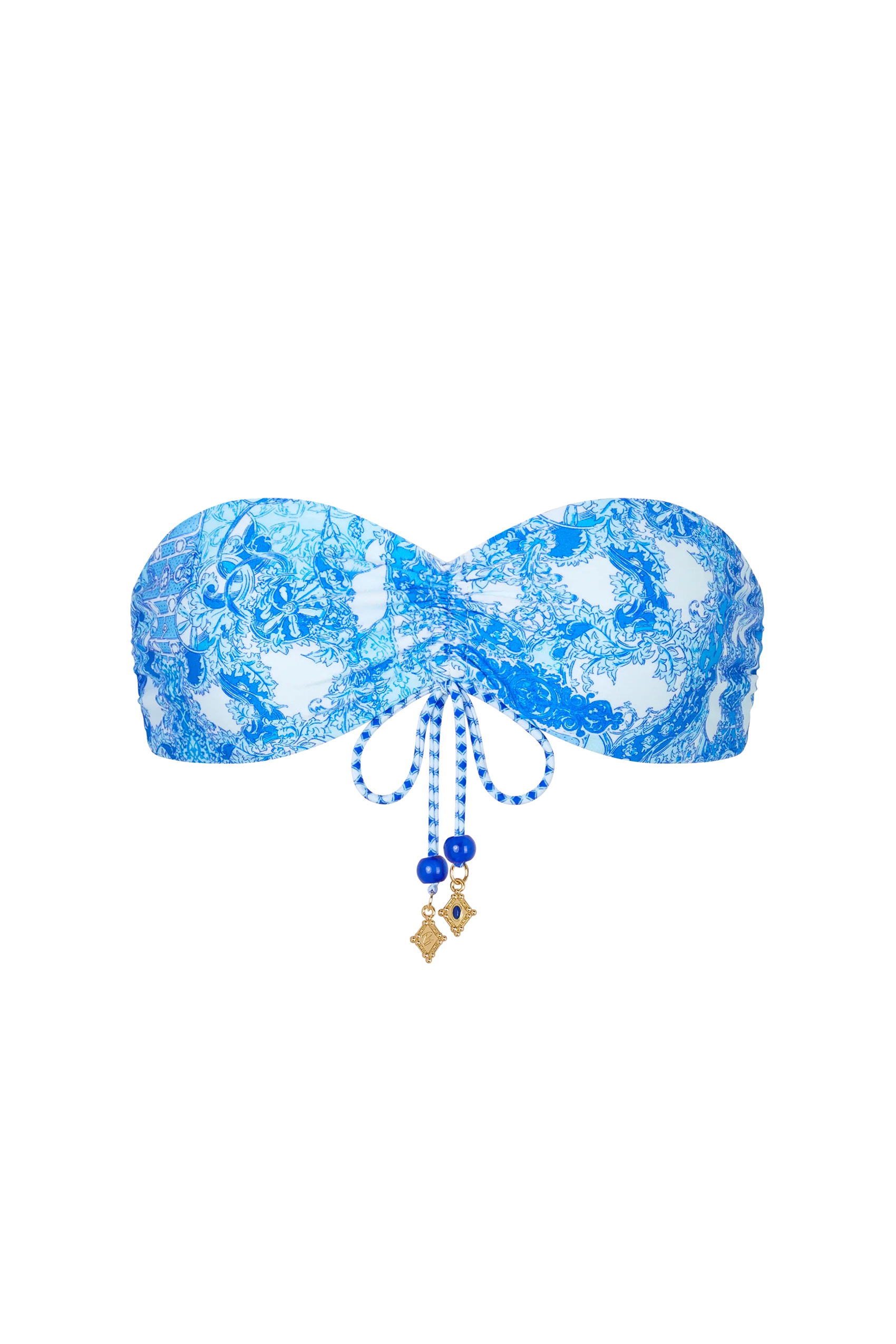 Crete Bikini Top in Azzurro - Image 9