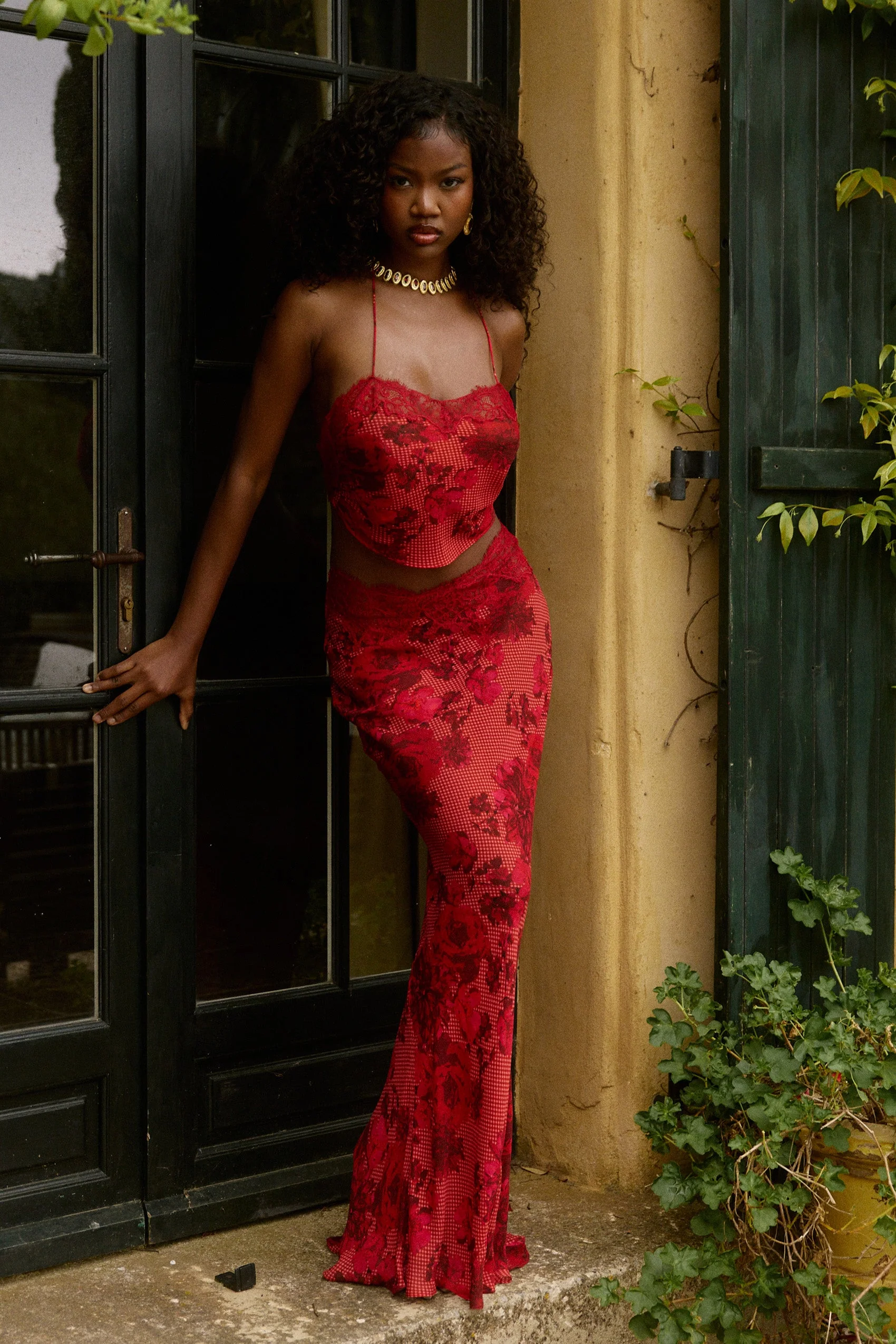 Fleurie Maxi Skirt in Rose - Image 4
