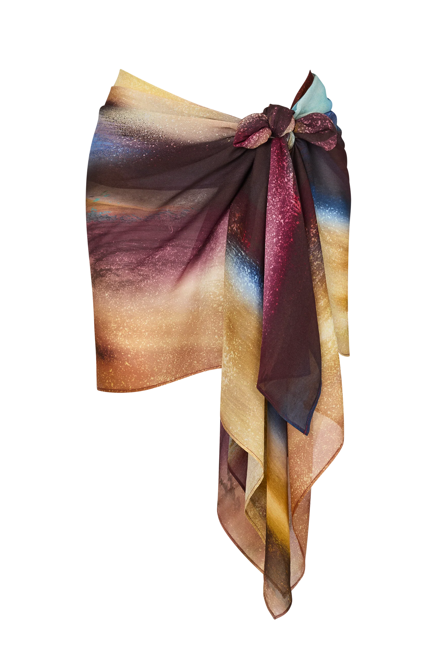 Georgette Sarong in Zahara - Image 11