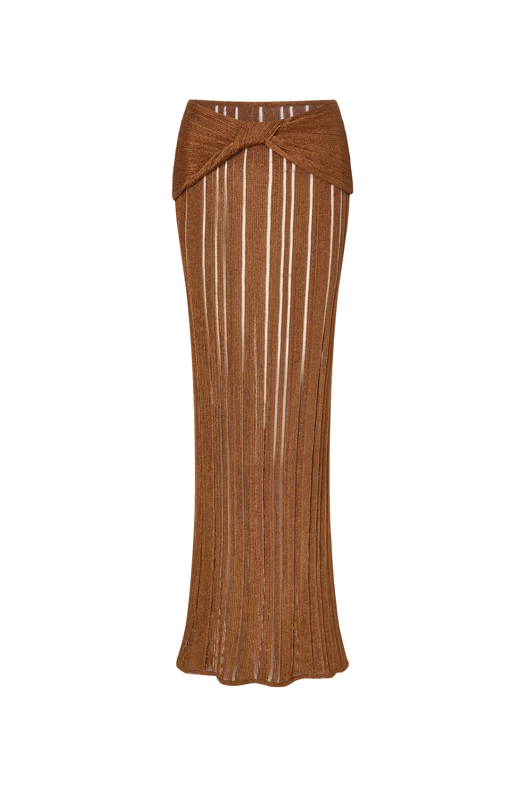 Isleno Knit Maxi Skirt in Sombra - Image 10