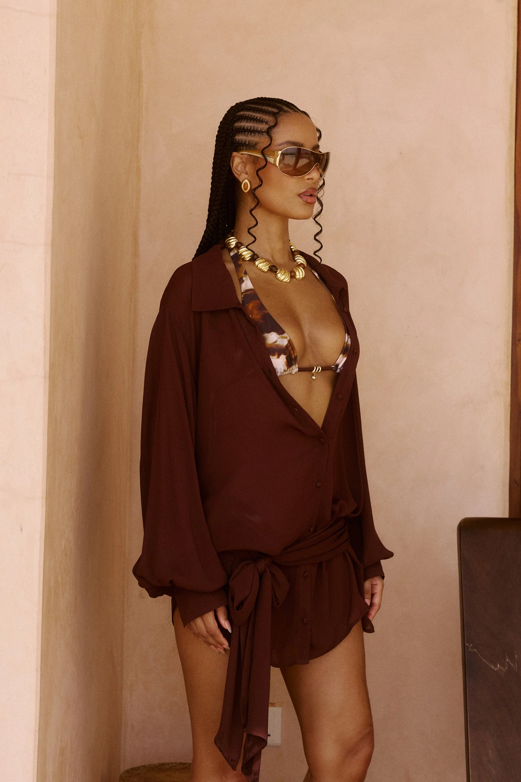 Melia Shirt Dress in Makoa - Image 13