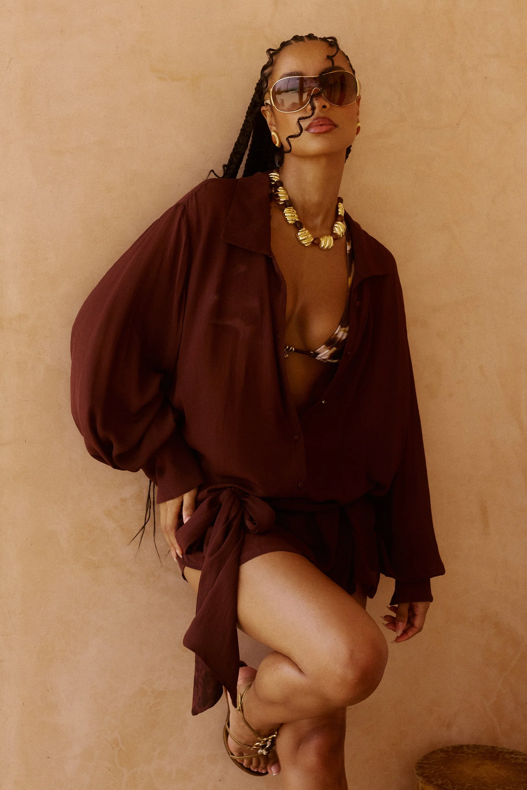 Melia Shirt Dress in Makoa - Image 7