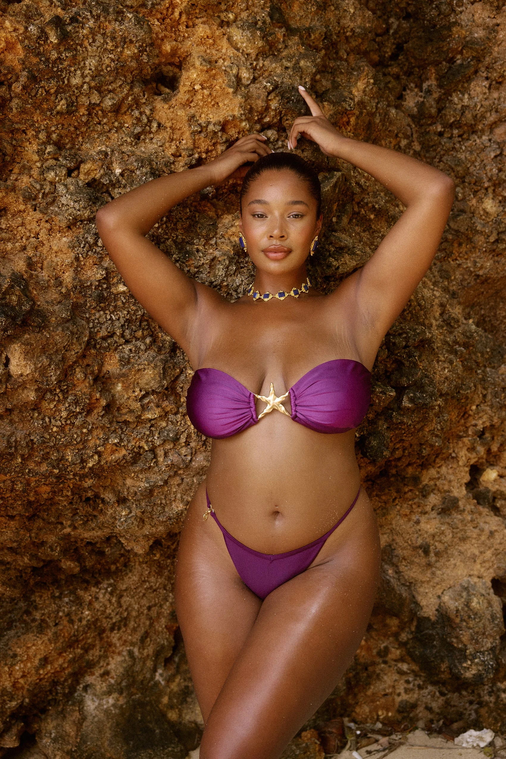 Mykonos Bikini Bottom in Violetta - Image 11