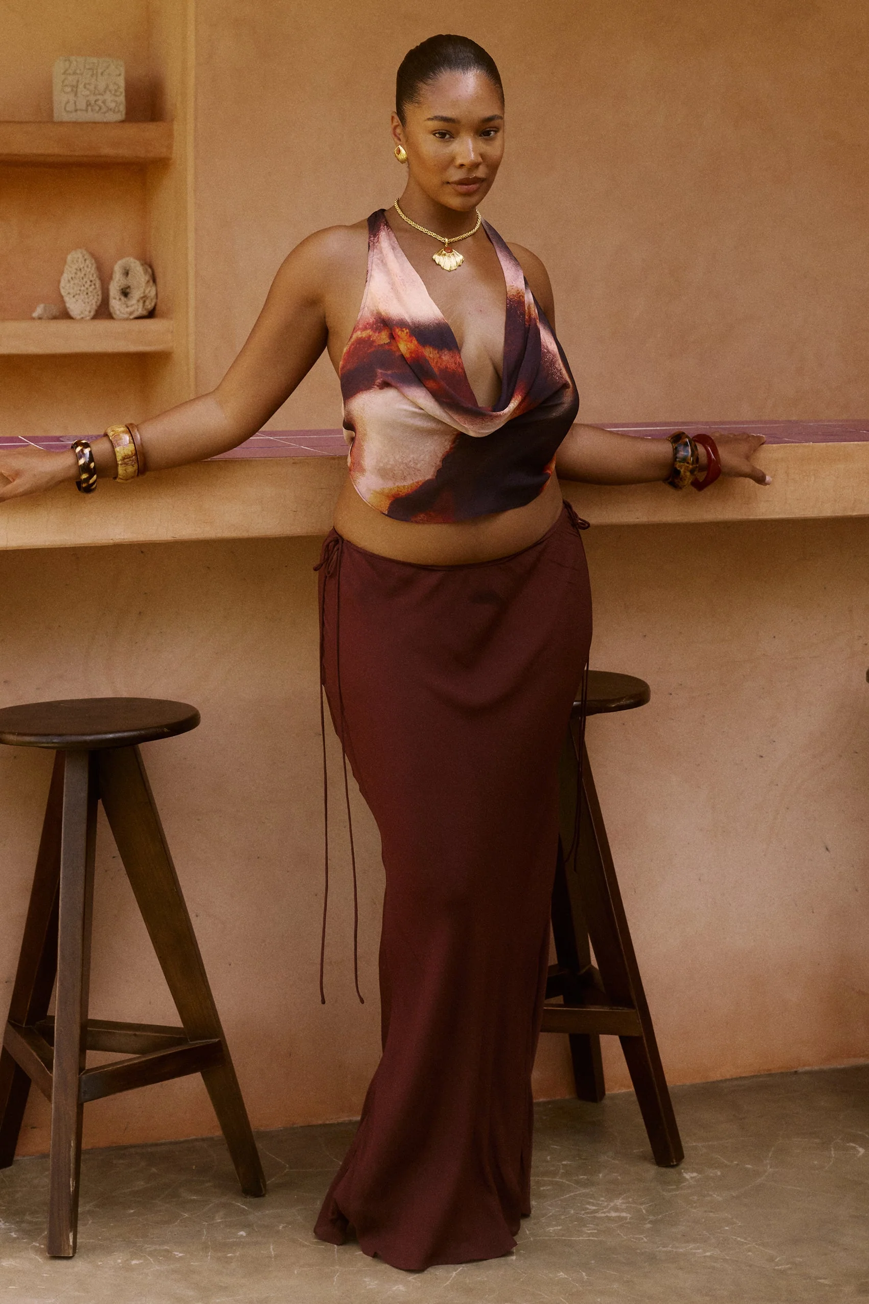Nama Maxi Skirt in Makoa - Image 5