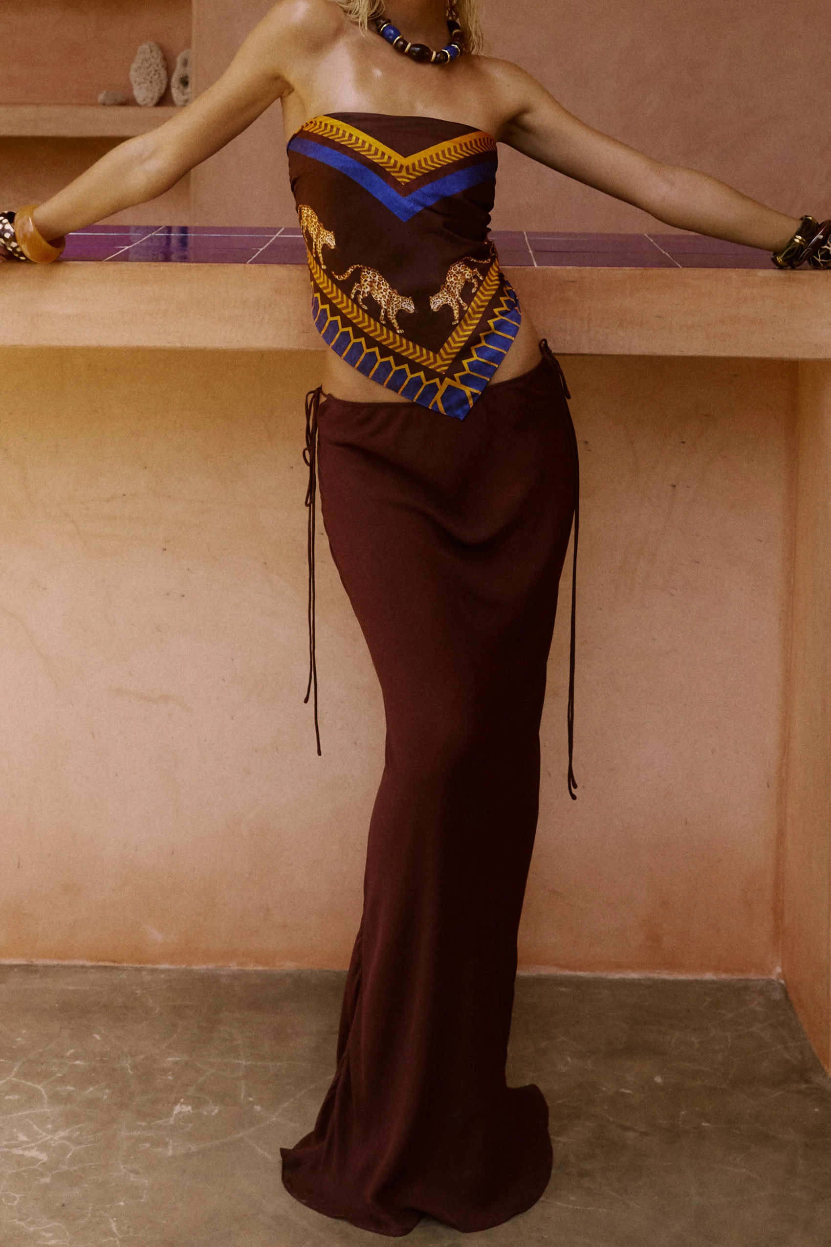 Nama Maxi Skirt in Makoa - Image 7