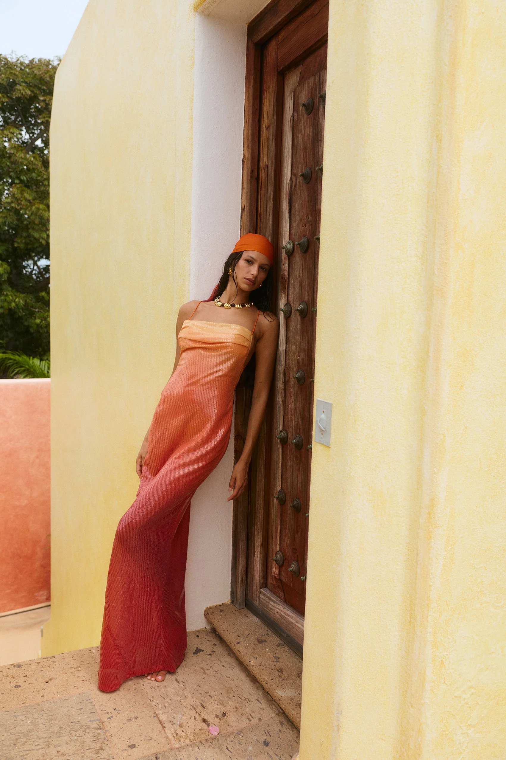 Neomi Maxi Dress in Sol - Image 11