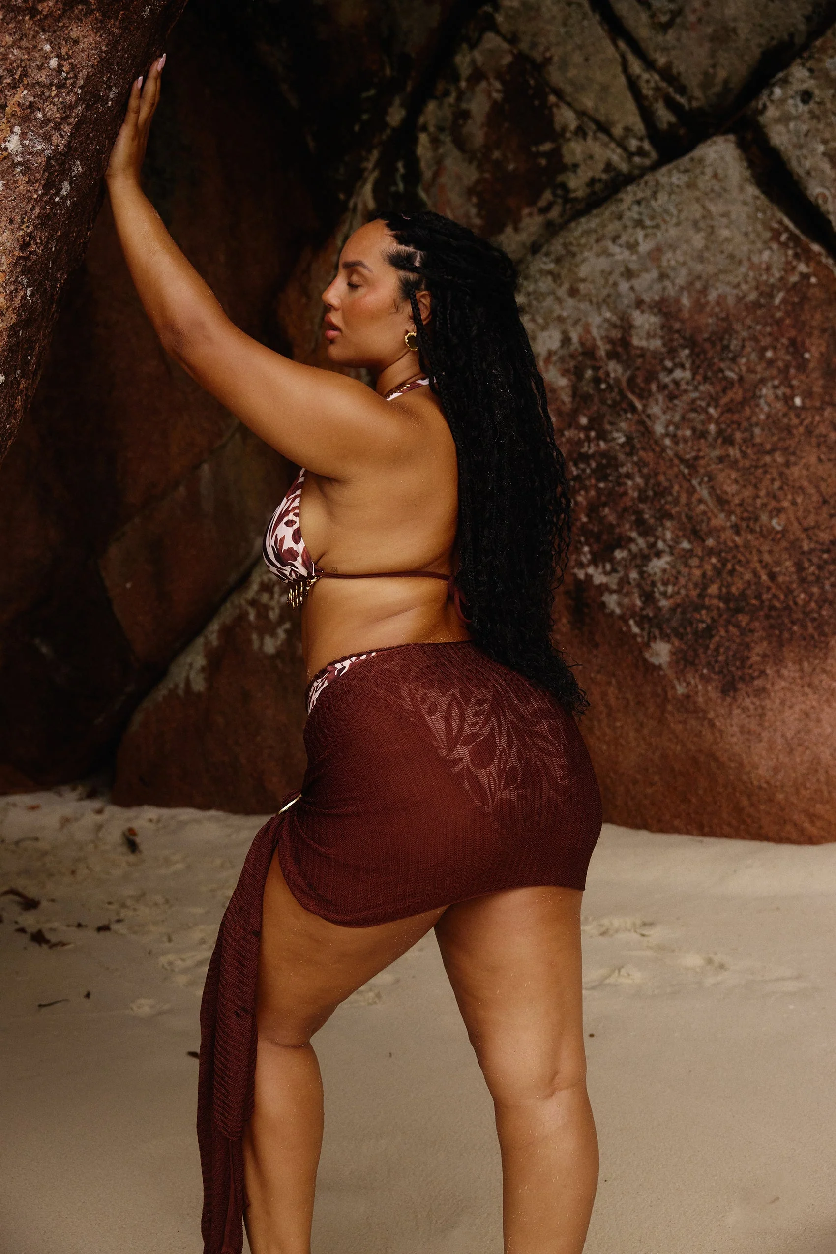 Sel De Mer Sarong in Cacao - Image 8