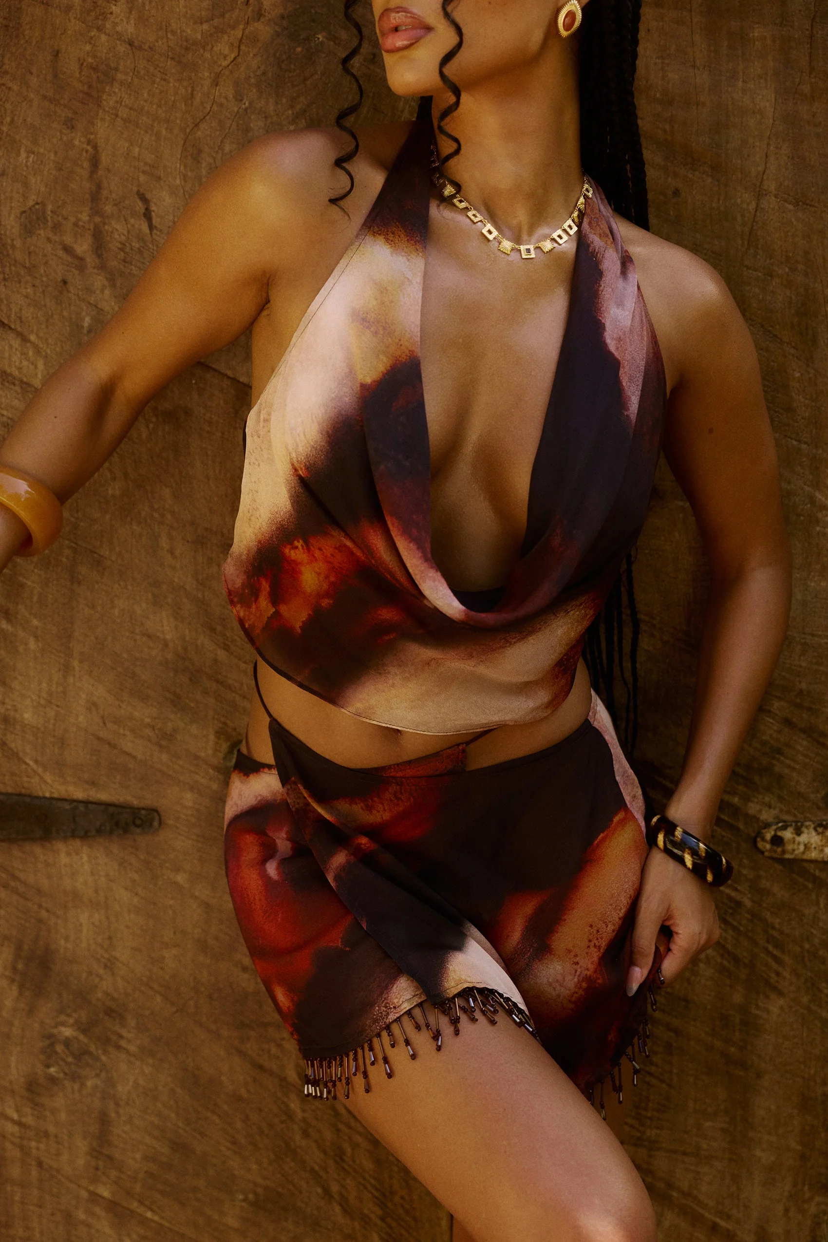 Sirena Mini Skirt in Sarabi - Image 10