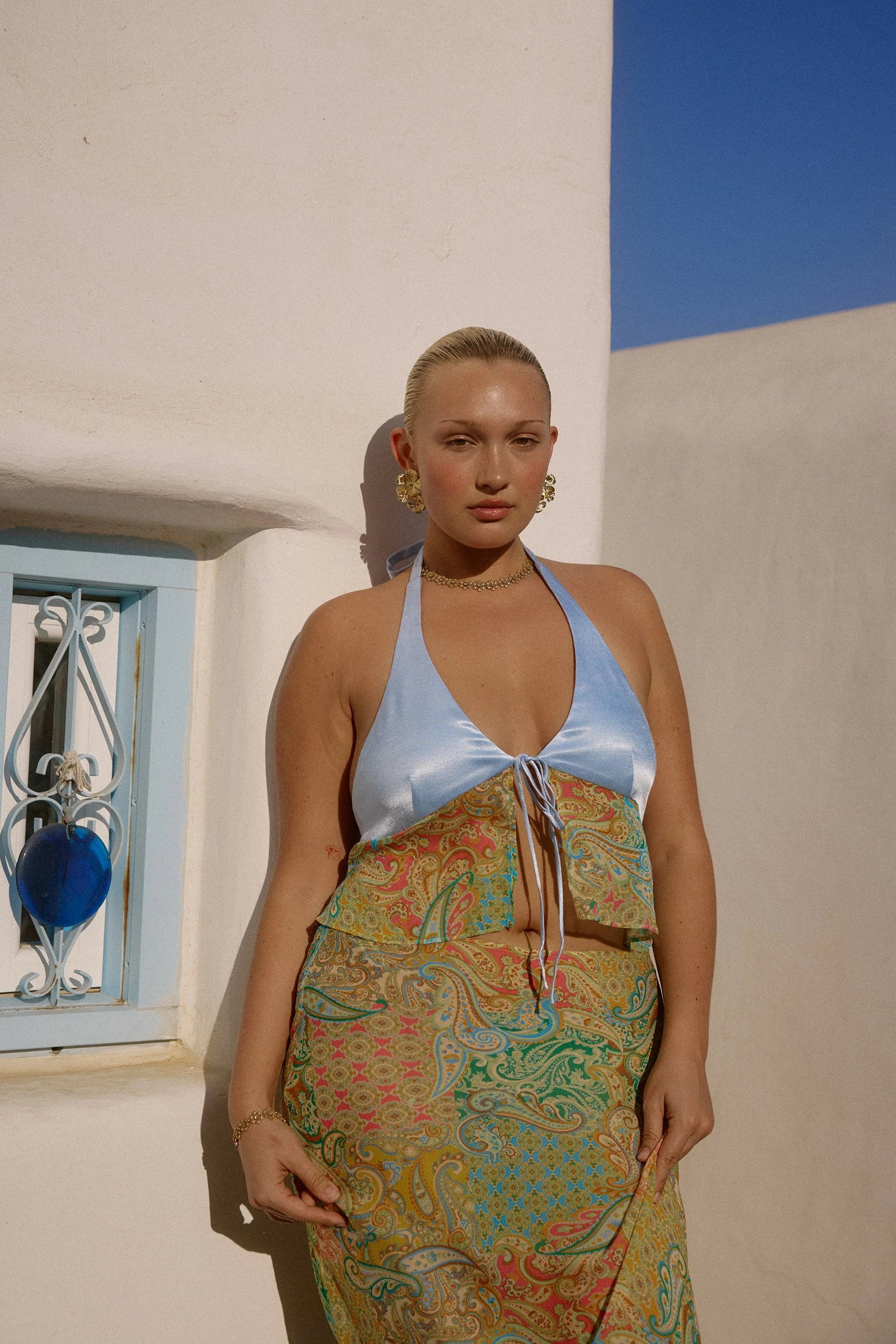 Syros Halter Top in Zephyrus - Image 9