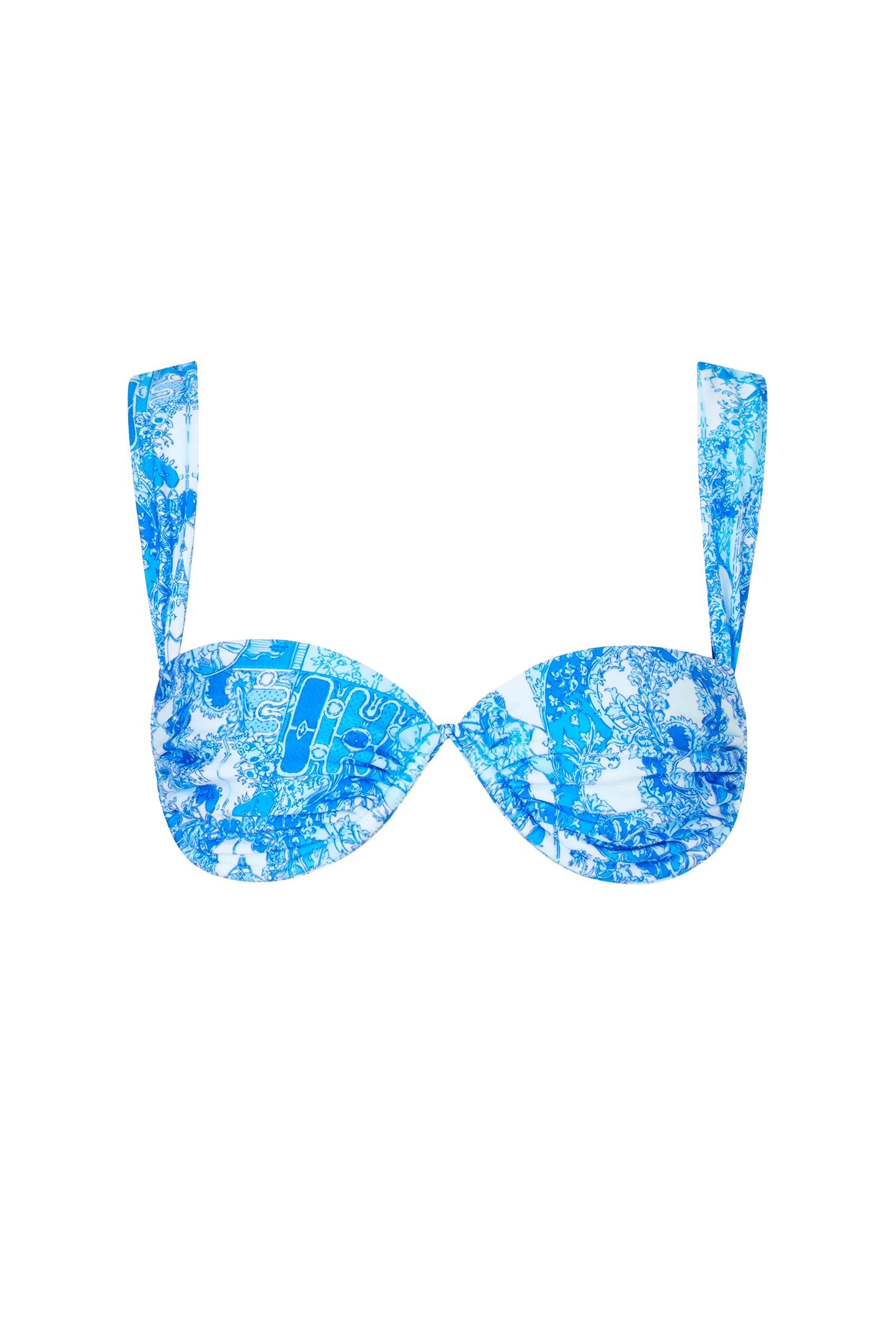 Ventura Bikini Top in Azzurro - Image 10