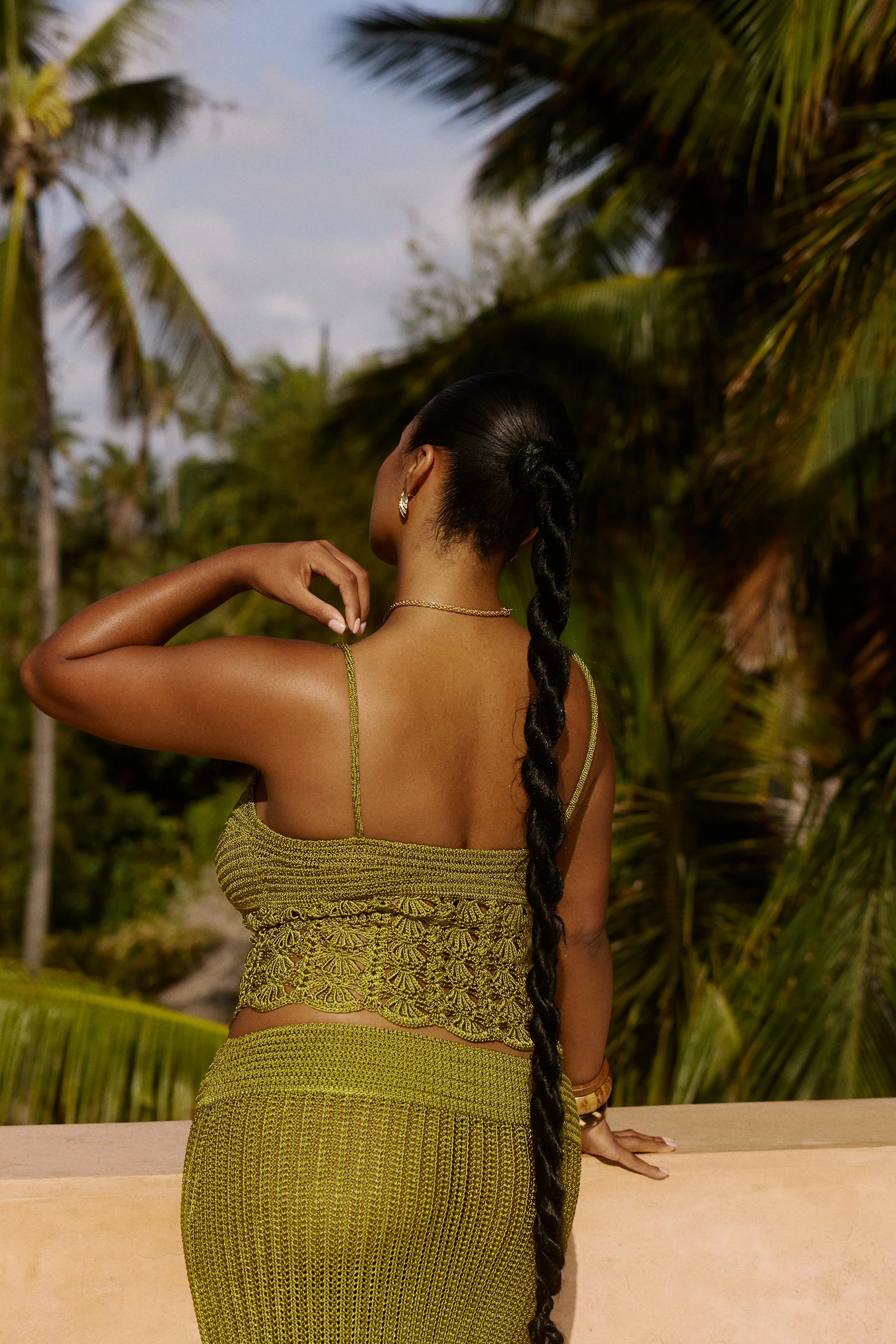 Zola Crochet Top in Paya - Image 8